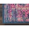 Homeroots 8 x 10 ft. Blue & Pink Medallion Area Rug 385256 - alternate 2